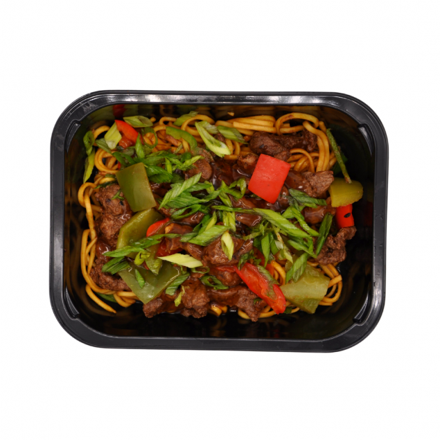 Seared Beef | Black Bean Sauce | Noodles